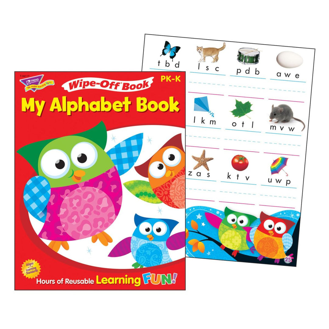 My Alphabet Book Wipe-Off® Book-Subjects - Reading - Reading Books-Tools 4 Teaching-Classroom Decor and More