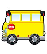 School Buses Cutouts - Tools 4 Teaching