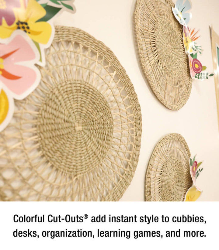 Grow Together Jumbo Flowers and Greenery Cutouts-Accents-Tools 4 Teaching-Classroom Decor and More