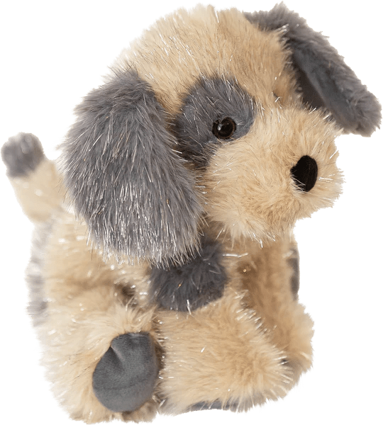 Shimmers Puppy 8"-10"H Silver Thread Plush - Tools 4 Teaching