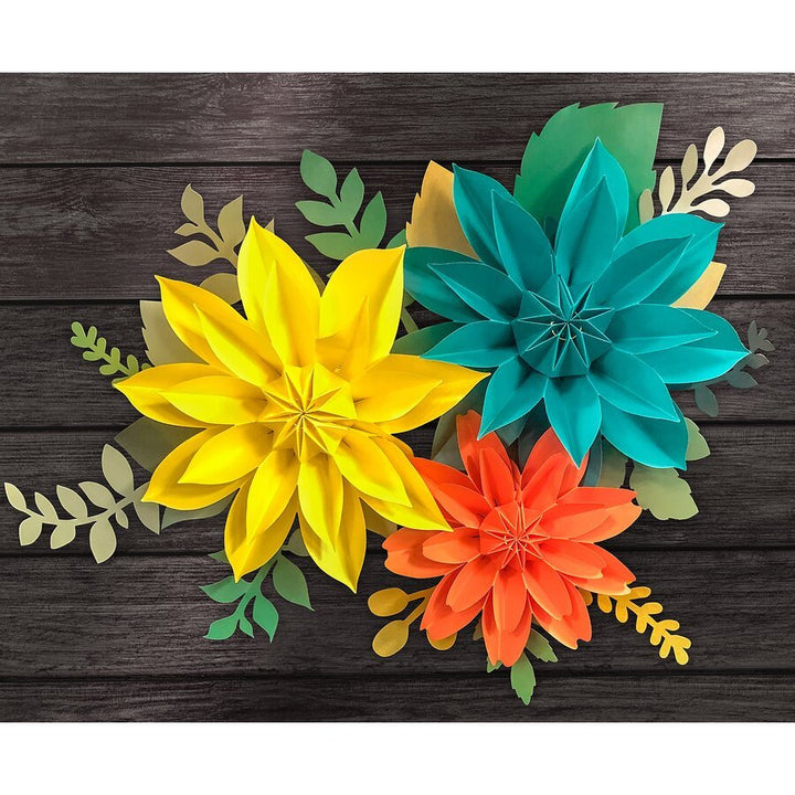 Beautiful Brights Paper Flowers-Accents-Tools 4 Teaching-Classroom Decor and More