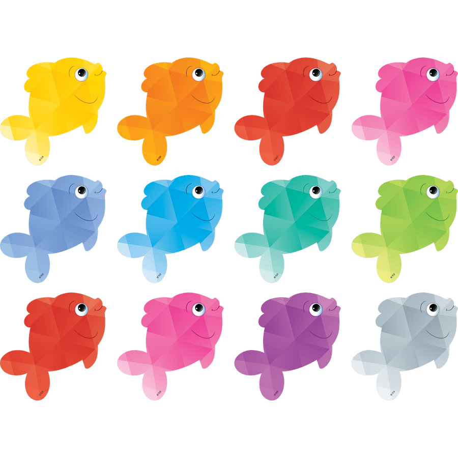 Colorful Fish Mini Accents-Mini Accents-Tools 4 Teaching-Classroom Decor and More