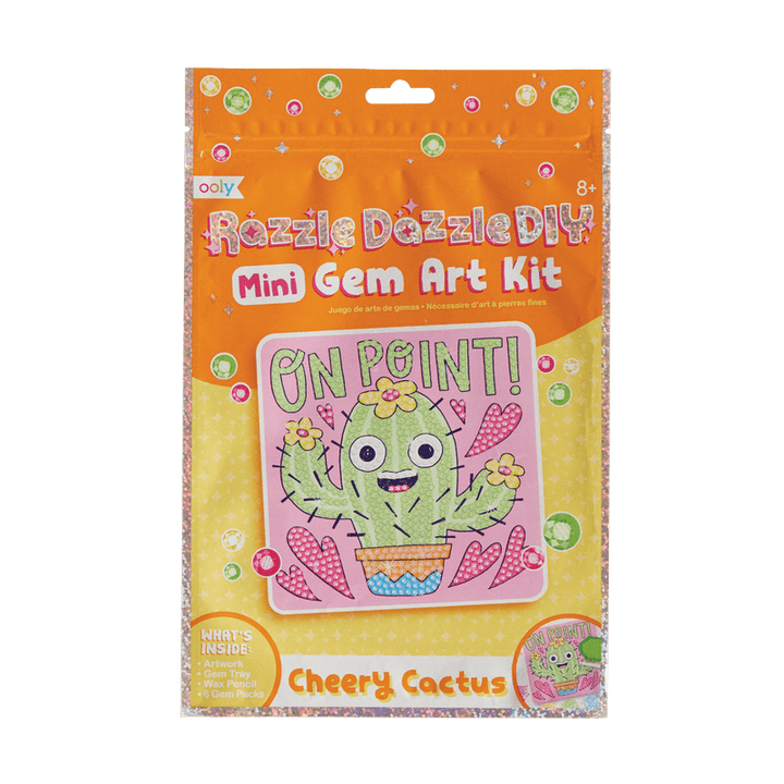 Razzle Dazzle DIY Gem Art Kit - Cheery Cactus-Craft Activity-Tools 4 Teaching-Classroom Decor and More