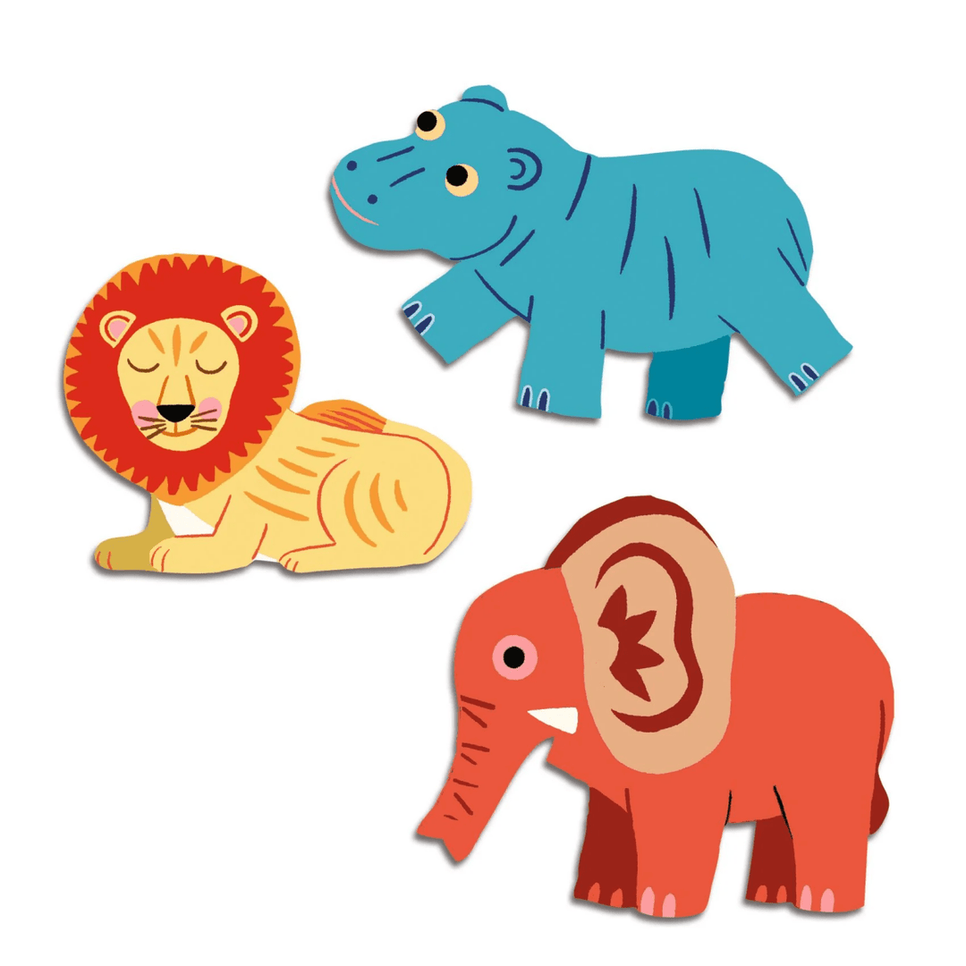Safari Animals Baby Stickers-Craft Activity-Tools 4 Teaching-Classroom Decor and More