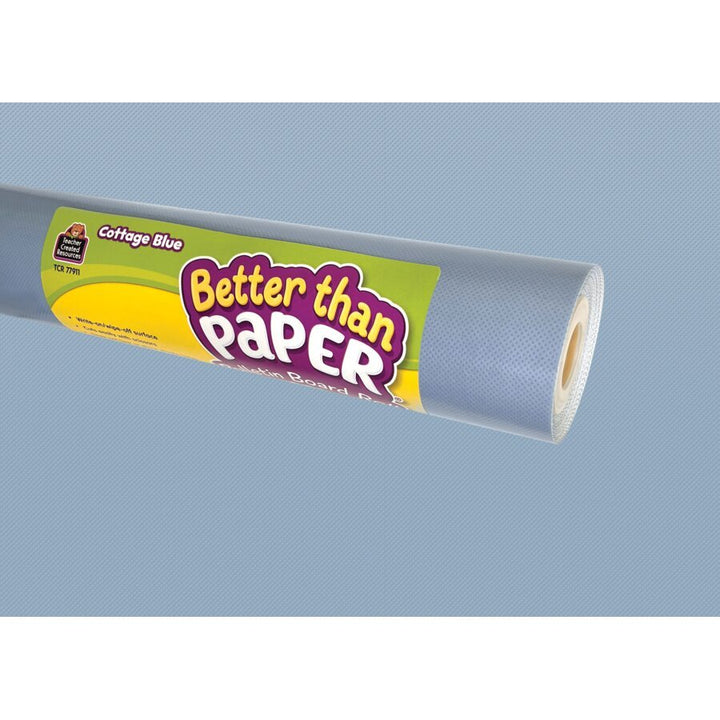 Better Than Paper® Bulletin Board Roll: Cottage Blue-Bulletin Board Paper - Better Than Paper-Tools 4 Teaching-Classroom Decor and More