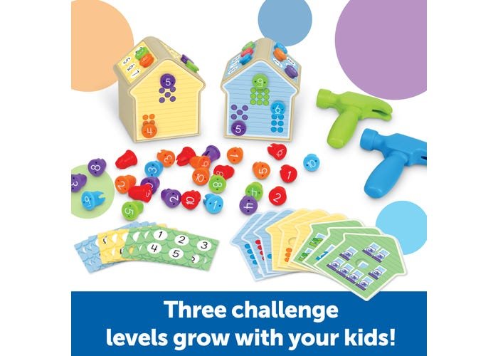 Number Nails Activity Set-Numbers, Counting & Sorting-Tools 4 Teaching-Classroom Decor and More