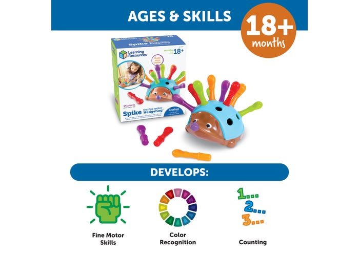 Spike the Fine Motor Hedgehog®-Fine Motor-Tools 4 Teaching-Classroom Decor and More