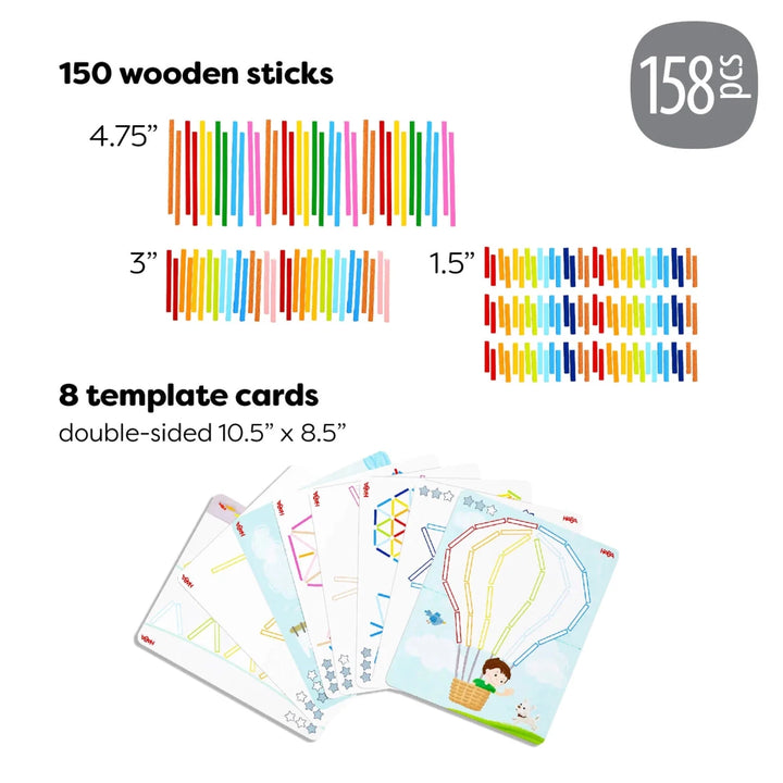 *Stabix Wooden Arranging &amp; Matching Game - Tools 4 Teaching