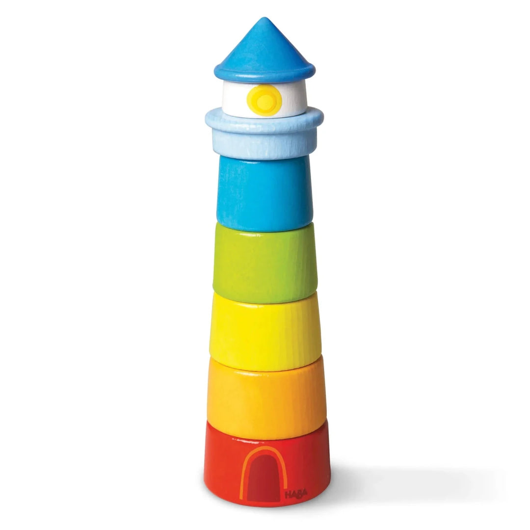 Lighthouse Wooden Rainbow Stacker - Tools 4 Teaching