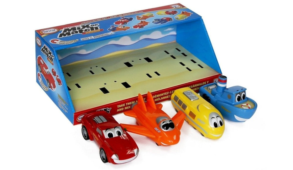 Magnetic Mix or Match Vehicles - Junior Set 1-Vehicles & Construction-Tools 4 Teaching-Classroom Decor and More