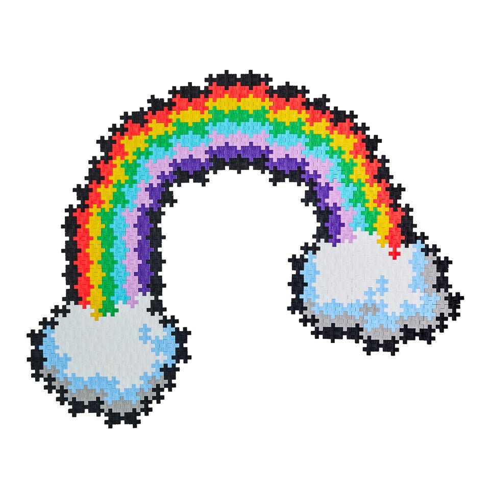 PLUS PLUS® Puzzle by Number® - 500 PC - Rainbow-Plus Plus-Tools 4 Teaching-Classroom Decor and More