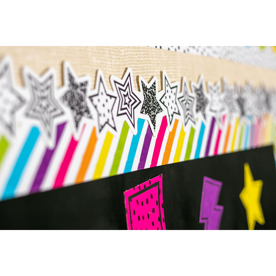 Brights 4Ever Stripes Straight Border Trim-Borders-Tools 4 Teaching-Classroom Decor and More