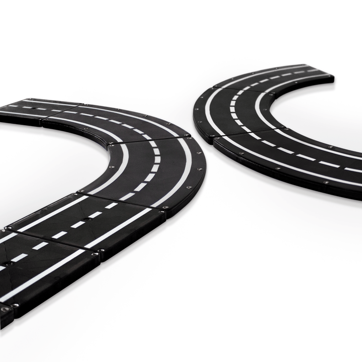 Magna-Tiles® XTRAS: Roads 12-Piece Set-Magnatiles-Tools 4 Teaching-Classroom Decor and More