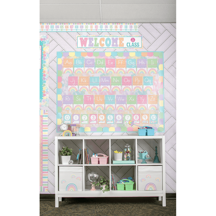 Pastel Pop Rainbows Mini Accents-Mini Accents-Tools 4 Teaching-Classroom Decor and More