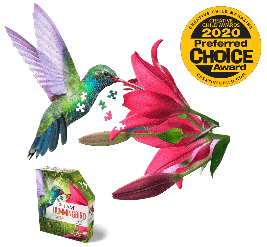 I AM HUMMINGBIRD 300 pcs Puzzle-Puzzles-Tools 4 Teaching-Classroom Decor and More