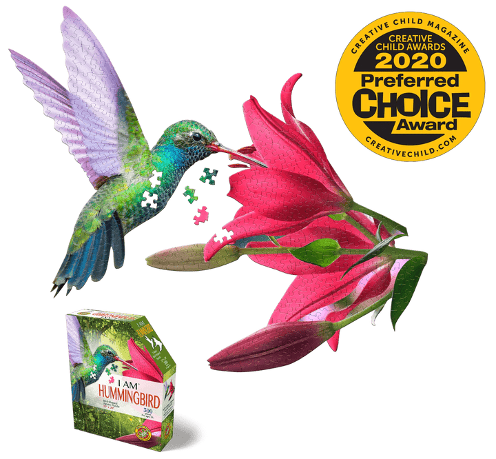 I AM HUMMINGBIRD 300 pcs Puzzle-Puzzles-Tools 4 Teaching-Classroom Decor and More