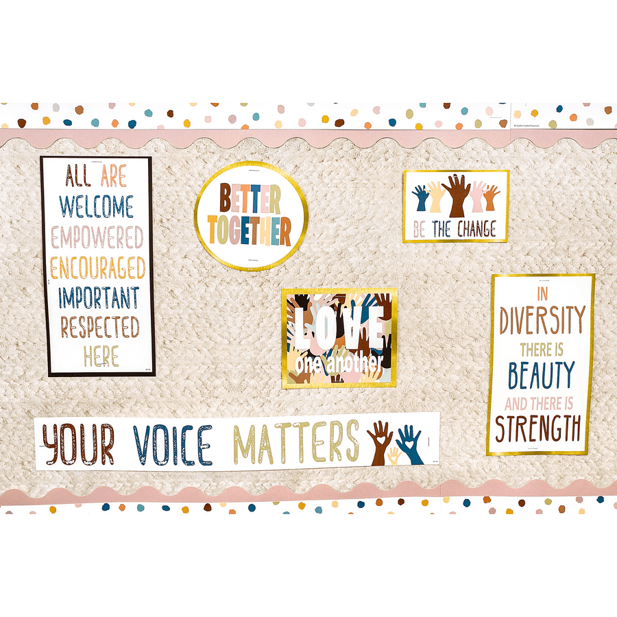 Everyone is Welcome Diversity Mini Bulletin Board-Mini Bulletin Boards-Tools 4 Teaching-Classroom Decor and More