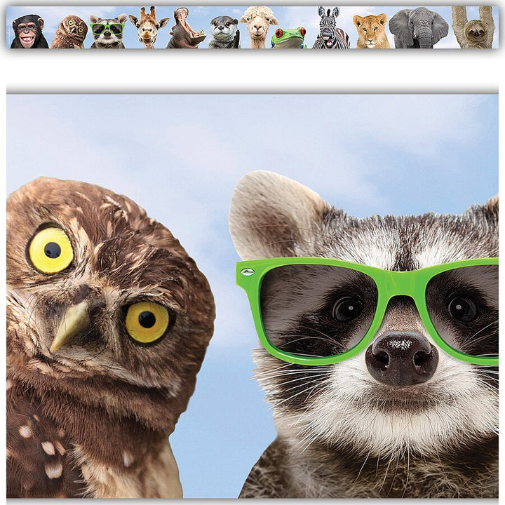 Go Wild Animals Straight Border Trim-Borders-Tools 4 Teaching-Classroom Decor and More