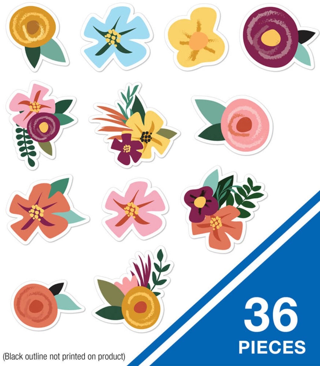 Grow Together Flowers Cutouts-Accents-Tools 4 Teaching-Classroom Decor and More