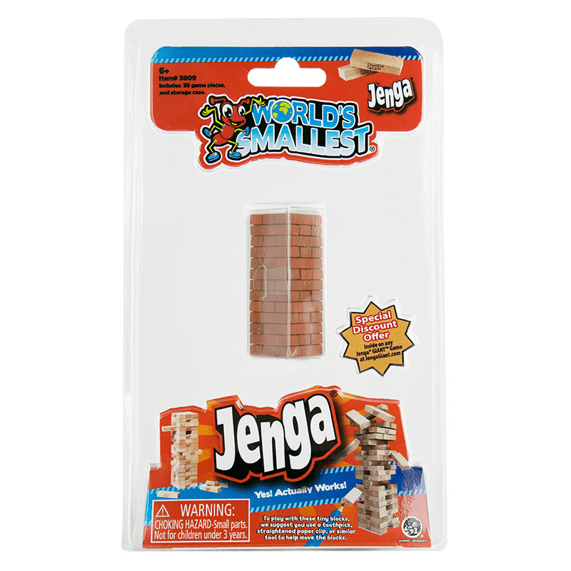 World's Smallest Jenga-World's Smallest-Tools 4 Teaching-Classroom Decor and More