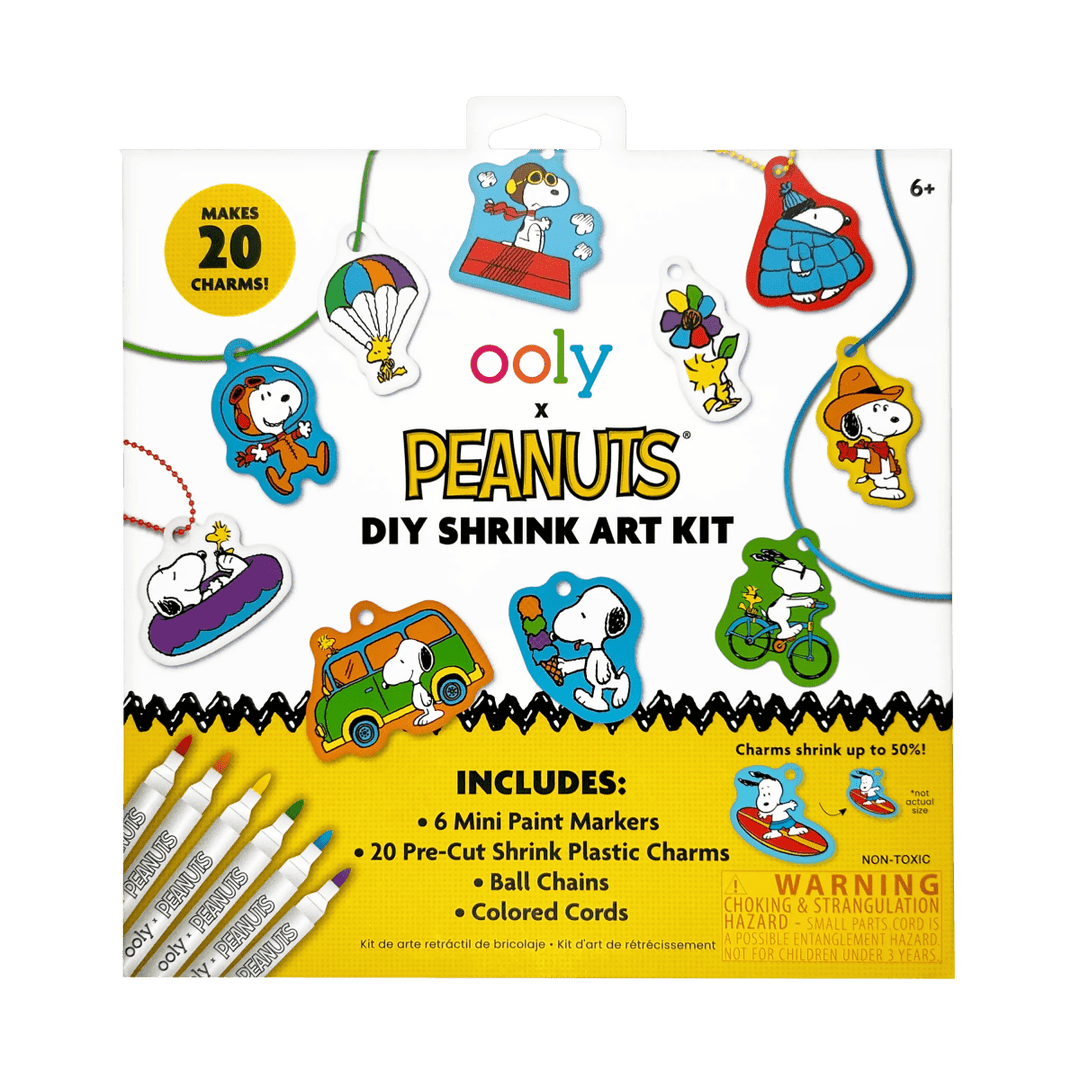 OOLY x Peanuts DIY Shrink Art Kit-Craft Activity-Tools 4 Teaching-Classroom Decor and More