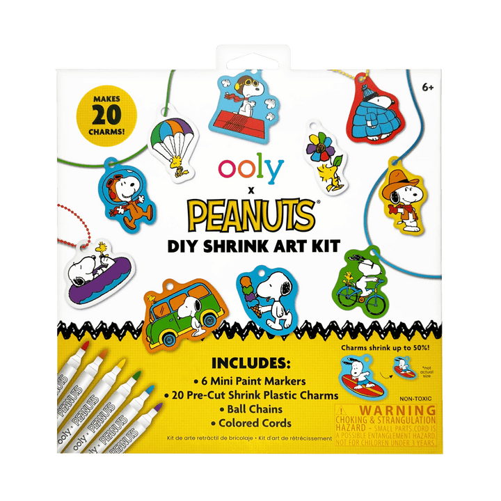 OOLY x Peanuts DIY Shrink Art Kit-Craft Activity-Tools 4 Teaching-Classroom Decor and More