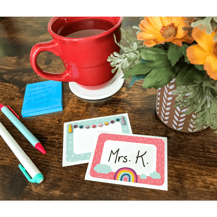 Oh Happy Day Name Tags/Labels - Multi-Pack-Nameplates &amp; Name Tags-Tools 4 Teaching-Classroom Decor and More