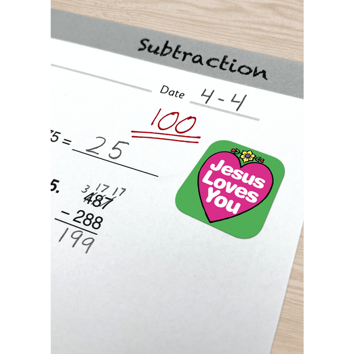 Jesus Loves You Stickers-Religious-Tools 4 Teaching-Classroom Decor and More