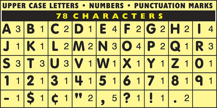 *Pacon® Self-Adhesive Letters 4" Blue, Puffy Font 78 Characters-Letters-Tools 4 Teaching-Classroom Decor and More