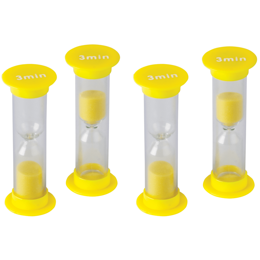 3 Minute Sand Timers - Mini-Classroom Essentials-Tools 4 Teaching-Classroom Decor and More