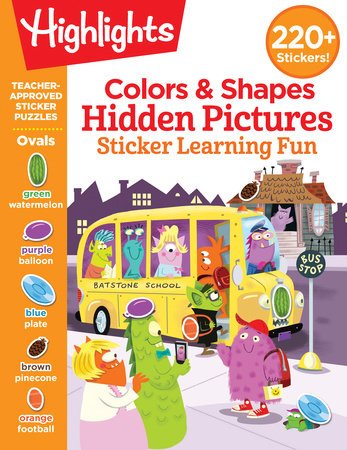 Colors & Shapes Hidden Pictures Sticker Learning Fun-Numbers, Counting & Sorting-Tools 4 Teaching-Classroom Decor and More