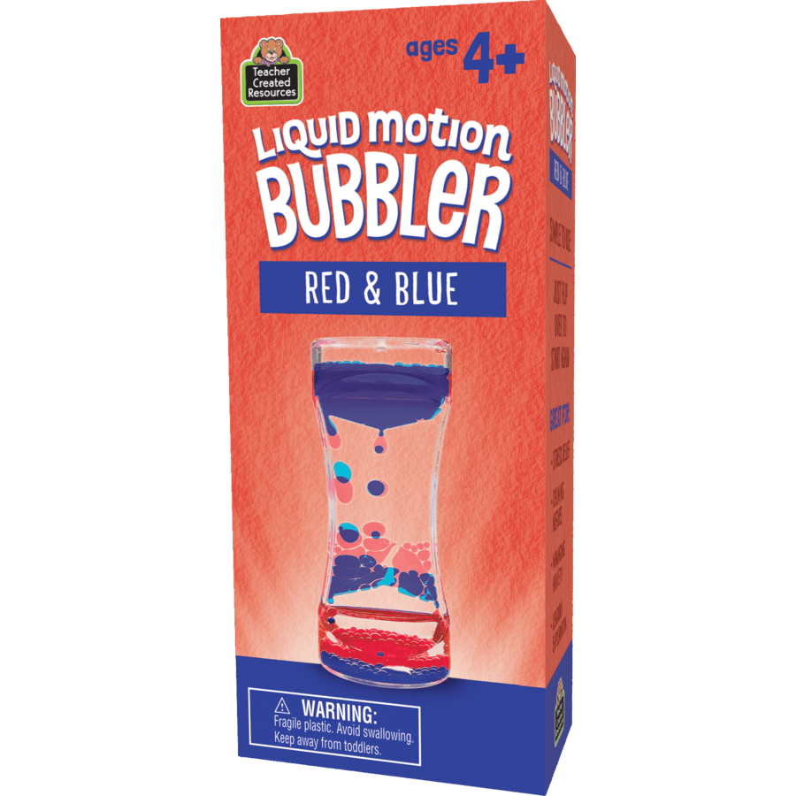 Red & Blue Liquid Motion Bubbler-Fidgets-Tools 4 Teaching-Classroom Decor and More