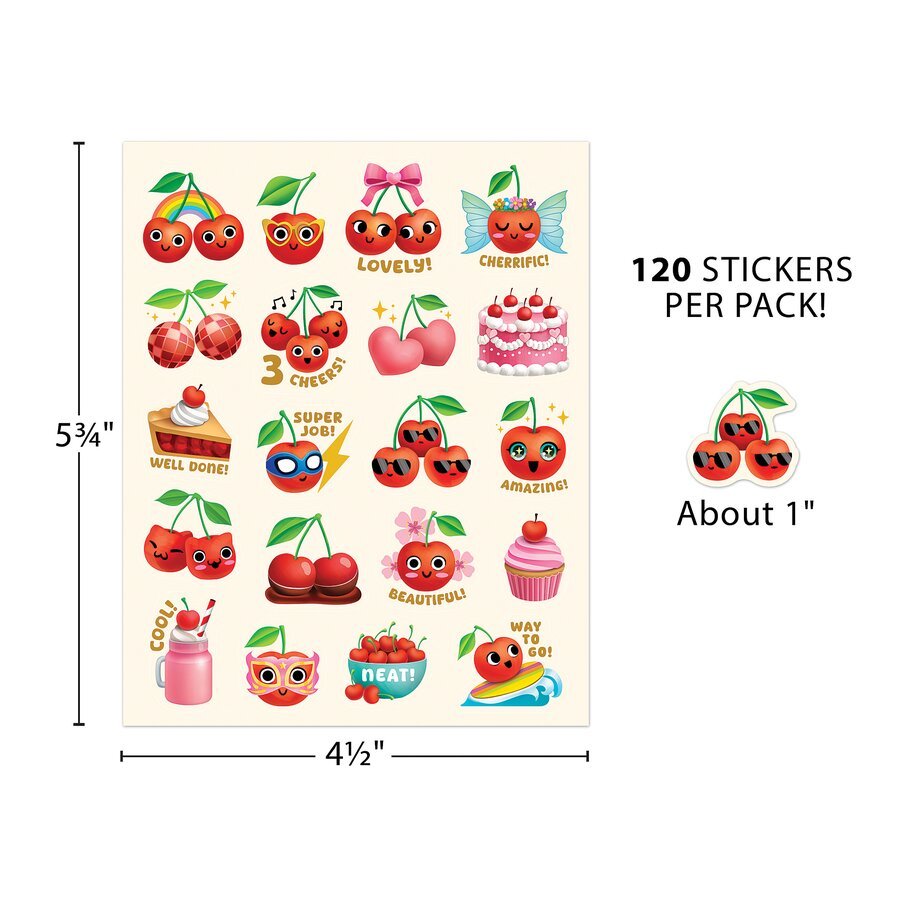 Cherry Smelly Stickers-Stickers-Tools 4 Teaching-Classroom Decor and More