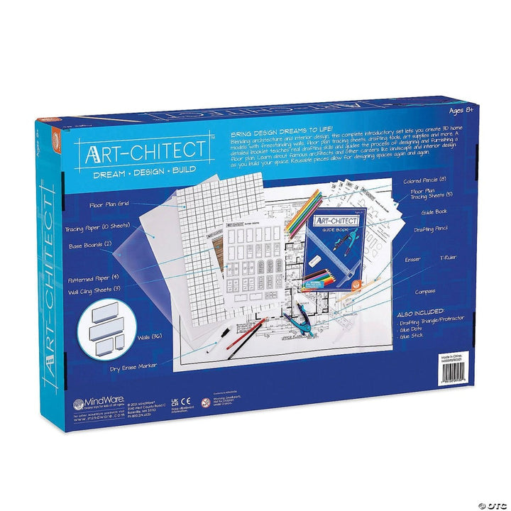 *Art-chitect 3-D Home Design Architecture Kit-Building-Tools 4 Teaching-Classroom Decor and More