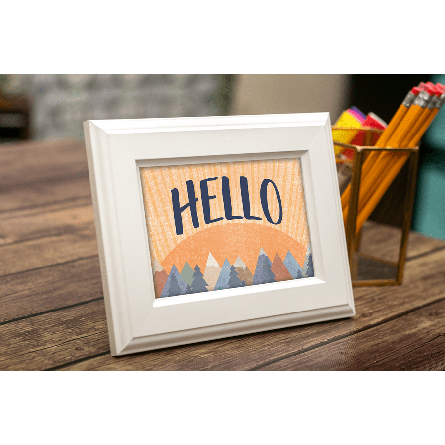 Moving Mountains Hello Postcards-Postcards-Tools 4 Teaching-Classroom Decor and More
