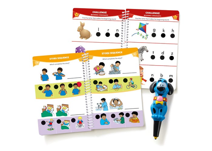 Hot Dots® Jr. Let's Master Pre-K Reading Set with Ace—The Talking, Teaching Dog® Pen-Hot Dots-Tools 4 Teaching-Classroom Decor and More