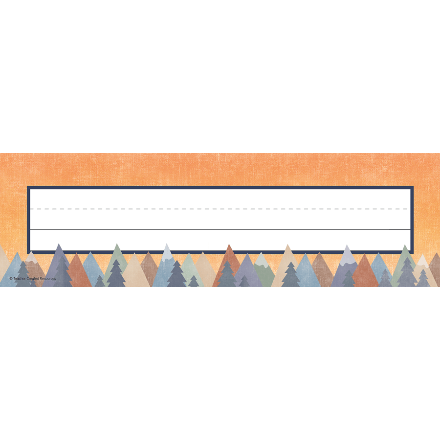 Moving Mountains Flat Name Plates-Nameplates & Name Tags-Tools 4 Teaching-Classroom Decor and More