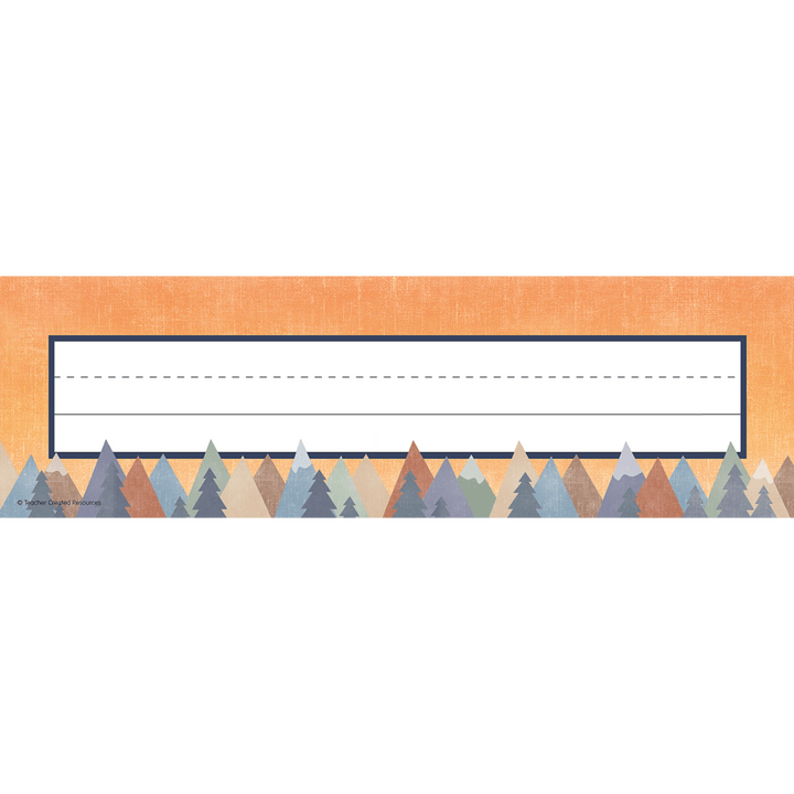 Moving Mountains Flat Name Plates-Nameplates & Name Tags-Tools 4 Teaching-Classroom Decor and More