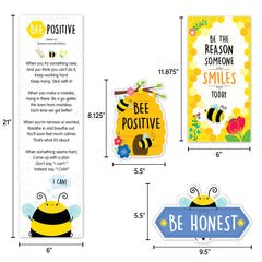 Busy Bee Positive Mini Bulletin Board-Mini Bulletin Boards-Tools 4 Teaching-Classroom Decor and More