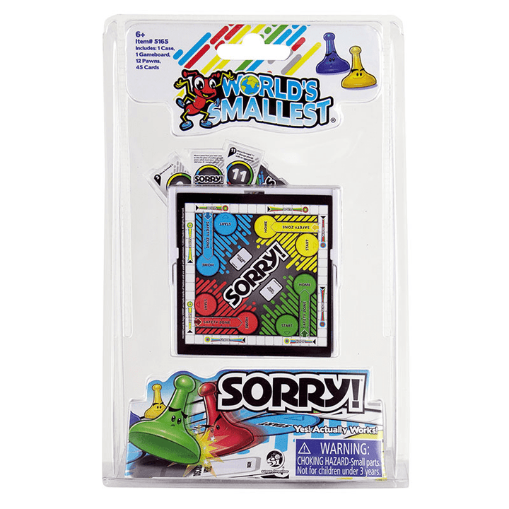 World's Smallest Sorry!-World's Smallest-Tools 4 Teaching-Classroom Decor and More