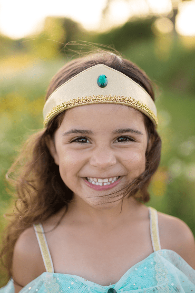 Jasmine Princess Set Teal, Size 5-6-Dress Up & Jewelry-Tools 4 Teaching-Classroom Decor and More