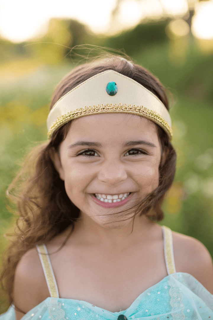 Jasmine Princess Set Teal, Size 5-6-Dress Up & Jewelry-Tools 4 Teaching-Classroom Decor and More