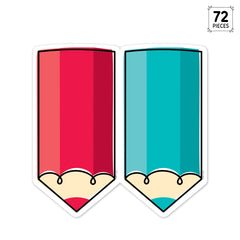 Core Decor Colorful Doodle Pencils 6" Designer Cut-Outs-Accents-Tools 4 Teaching-Classroom Decor and More