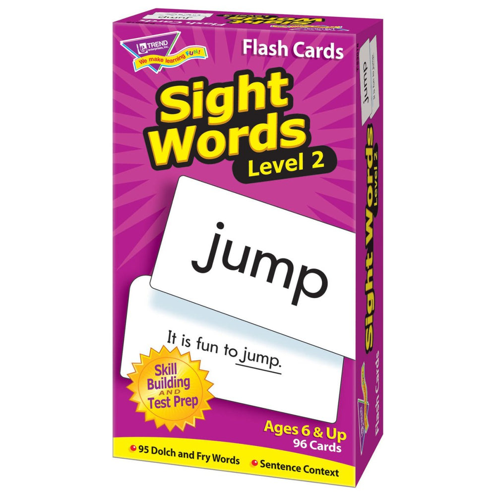 Sight Words – Level 2 Skill Drill Flash Cards-Flashcards-Tools 4 Teaching-Classroom Decor and More