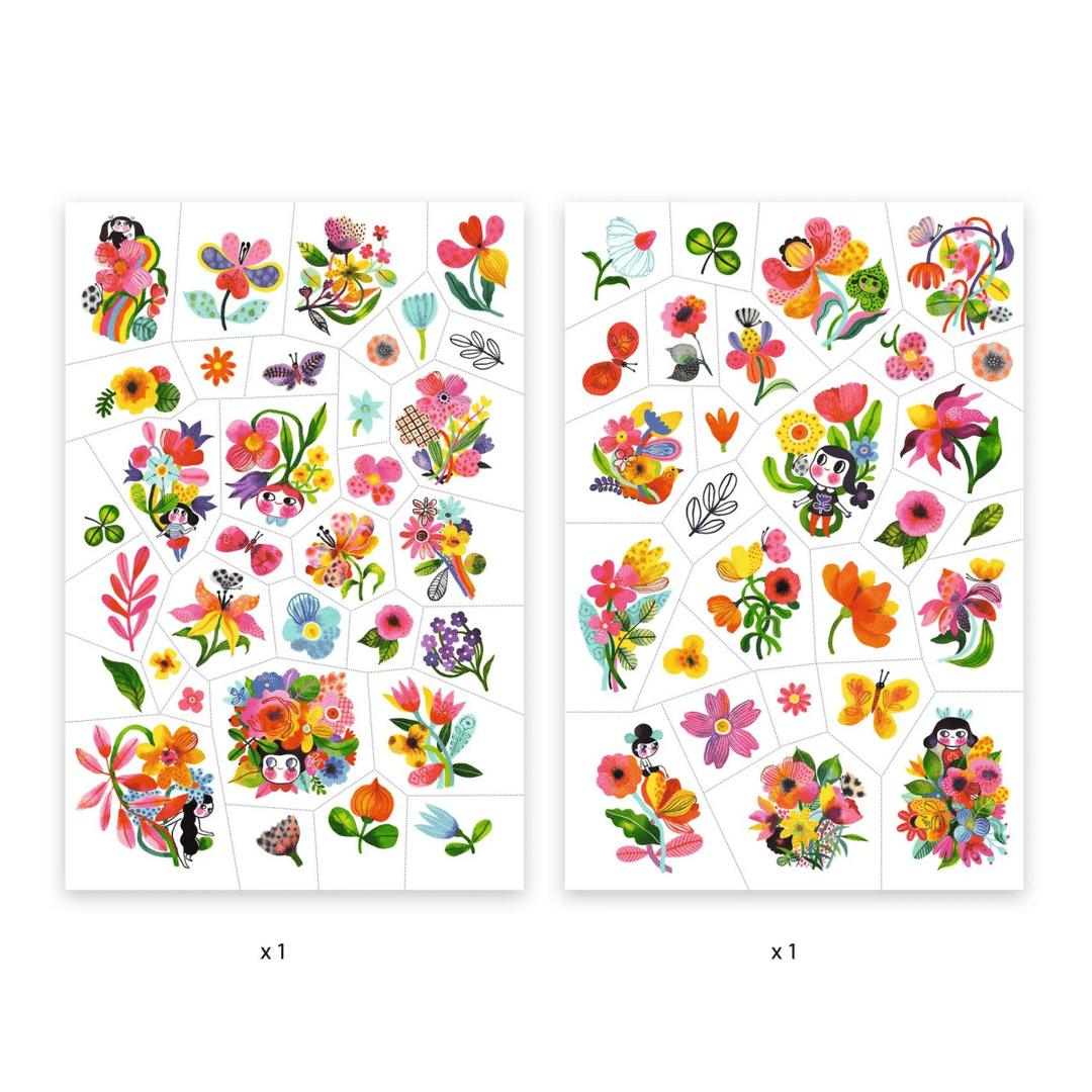 Aqua Flor Temporary Tattoos-Craft Activity-Tools 4 Teaching-Classroom Decor and More