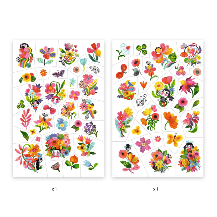 Aqua Flor Temporary Tattoos-Craft Activity-Tools 4 Teaching-Classroom Decor and More