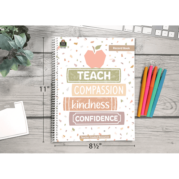 Terrazzo Tones Teacher Record Book-Record & Plan Books-Tools 4 Teaching-Classroom Decor and More