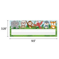Jungle Friends Name Plates-Nameplates & Name Tags-Tools 4 Teaching-Classroom Decor and More