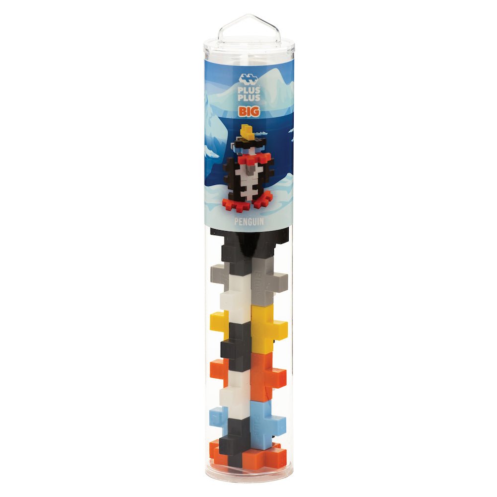 PLUS PLUS® BIG 15 PC Tube - Penguin-Plus Plus-Tools 4 Teaching-Classroom Decor and More