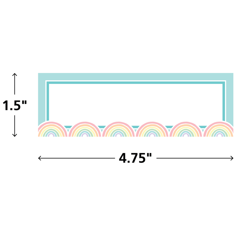 Pastel Pop Rainbow Labels Magnetic Accents-Magnetic-Tools 4 Teaching-Classroom Decor and More